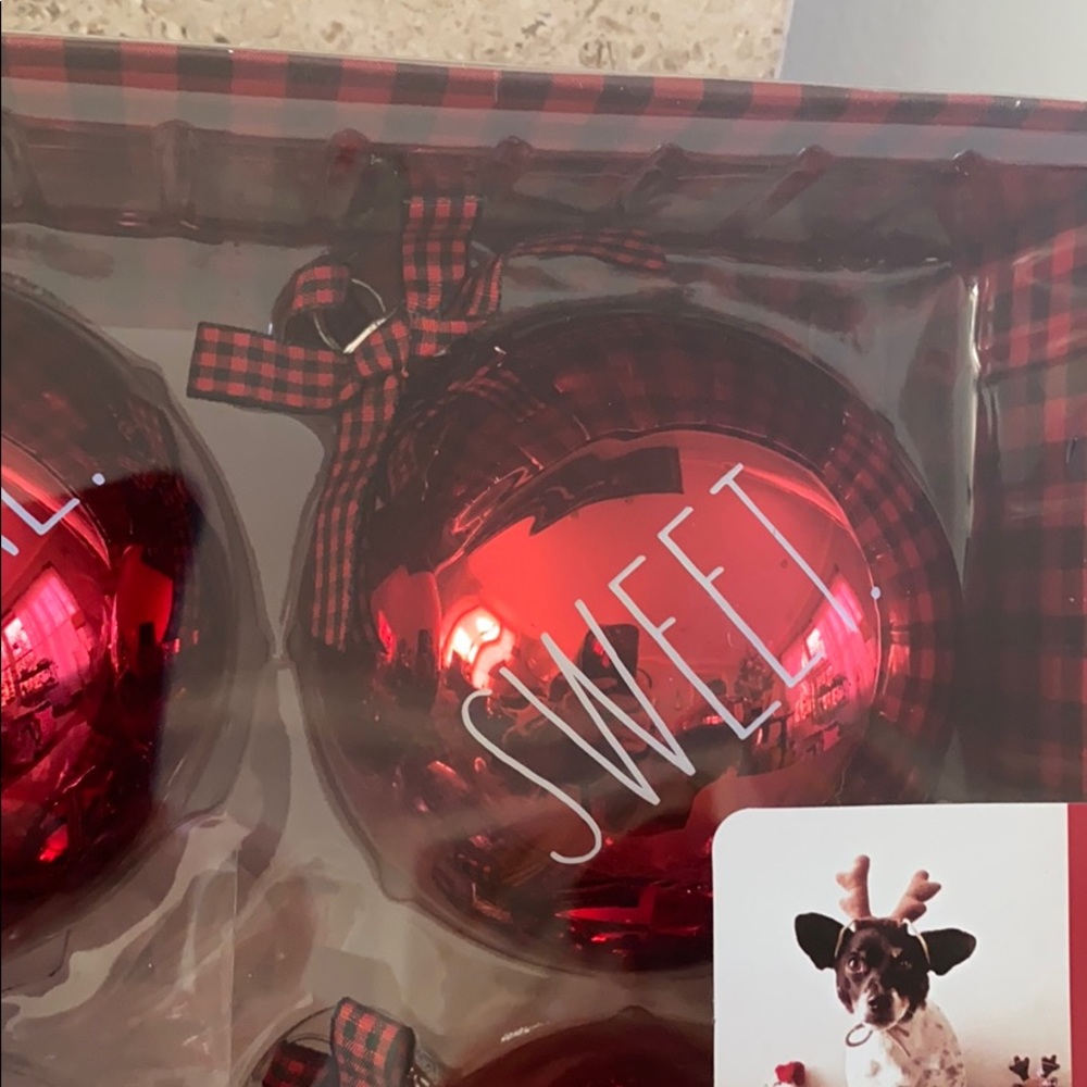 Rae Dunn “Gnome Sweet Gnome” Christmas Ornaments - Picture 4 of 7